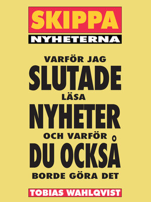 cover image of Skippa Nyheterna